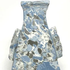 Vaso Decorativo in Terracotta Blu N.89