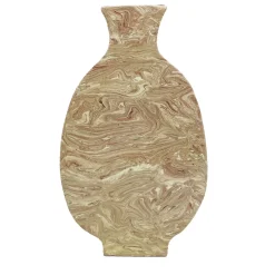 Vaso decorativo in terracotta beige N.98