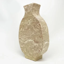 Vaso decorativo in terracotta beige N.98