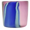 Vaso decorativo in vetro di Murano Nel Viola e Blu