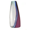 Vaso decorativo in vetro di Murano Nel Blu and Purple