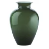 Vaso Decorativo in Vetro Verde Labuan