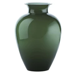 Vaso Decorativo in Vetro Verde Labuan