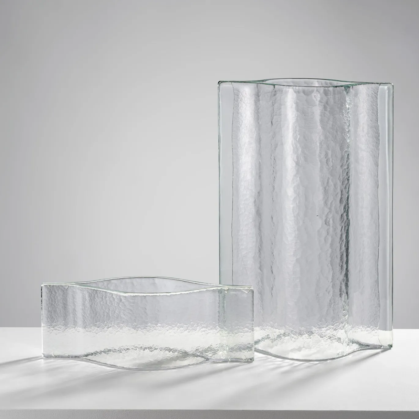 Vaso Decorativo Melt C in Vetro di nendo