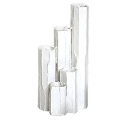 Vaso decorativo Metropoli Corteccia bianco