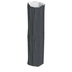 Vaso decorativo MONO Corteccia E18/Nero