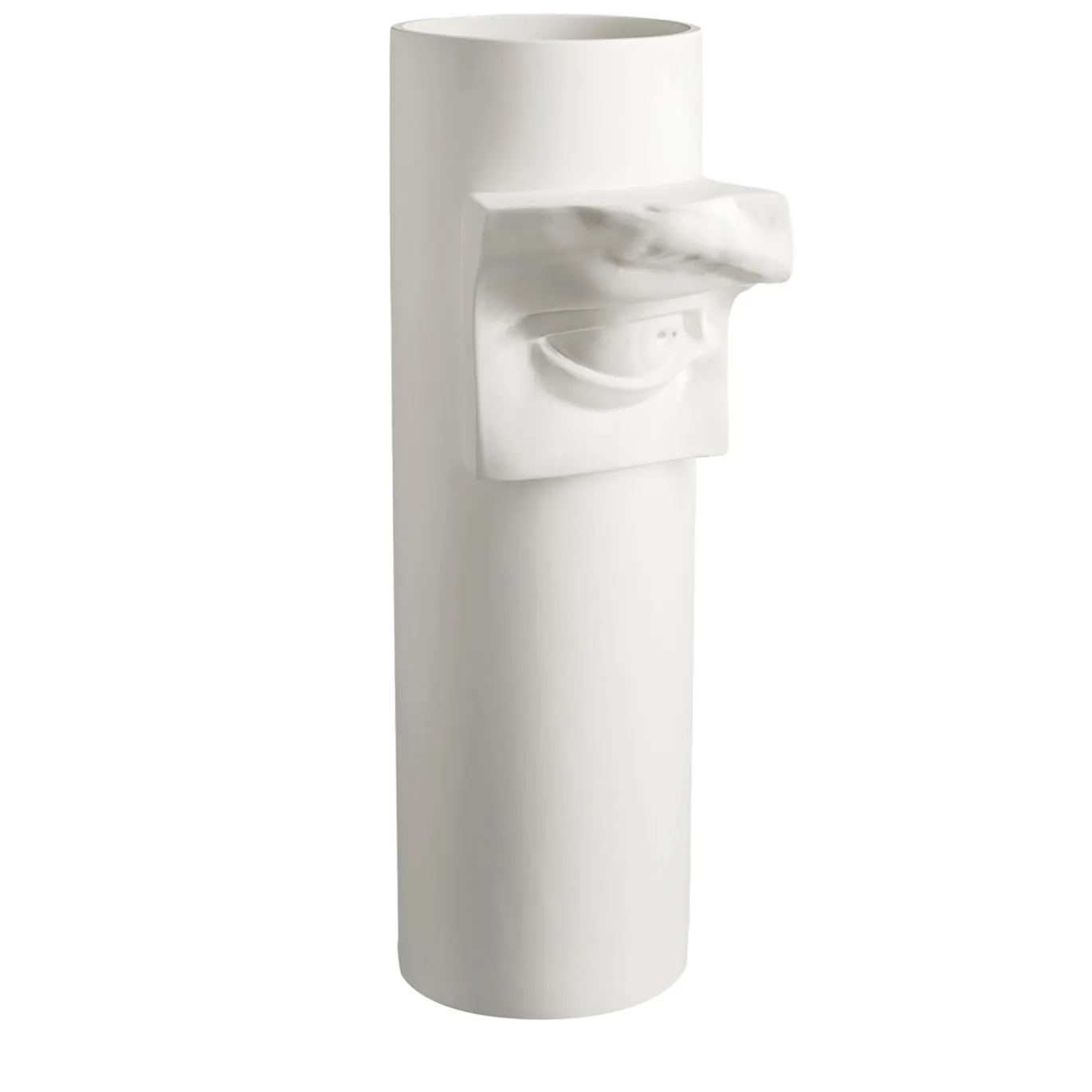 Vaso decorativo Obice David's Eye bianco