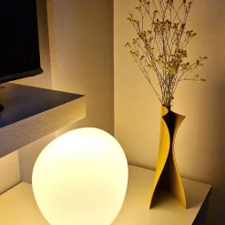 Vaso Decorativo Onda Giallo