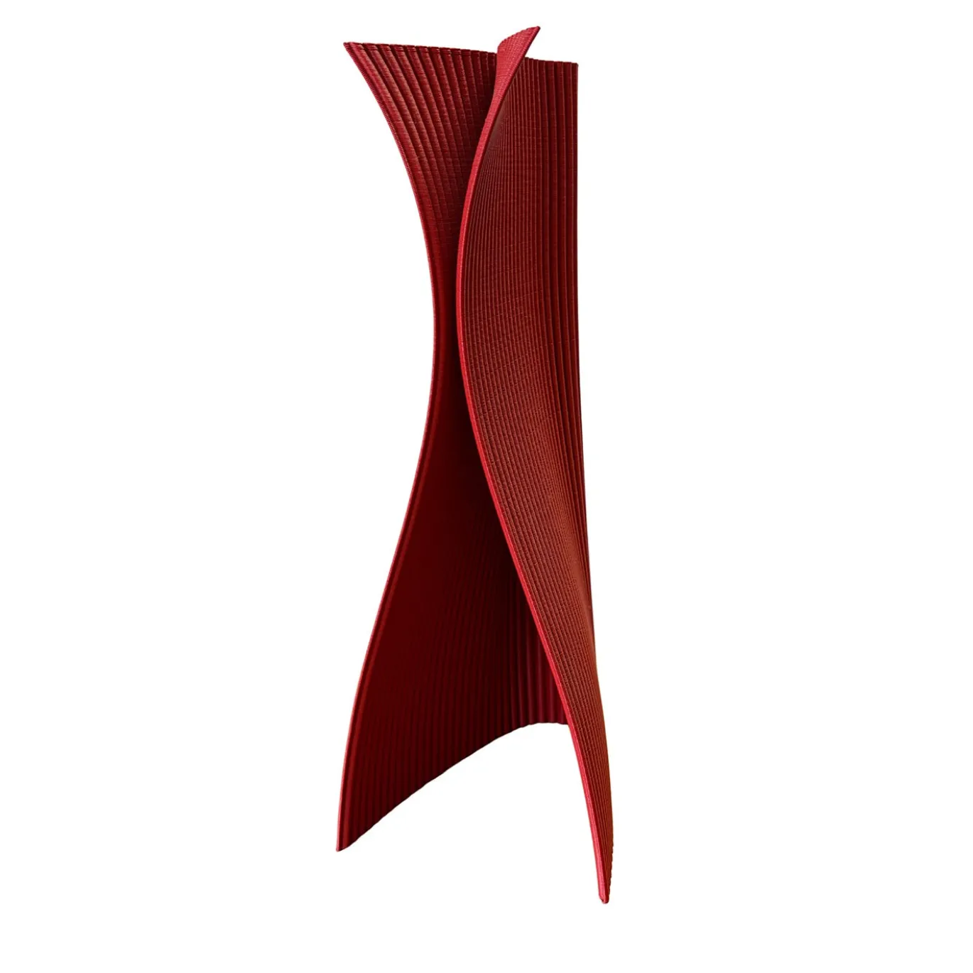 Vaso Decorativo Onda Rosso