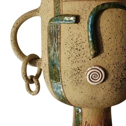 Vaso Decorativo Origine Sovrana in ceramica beige