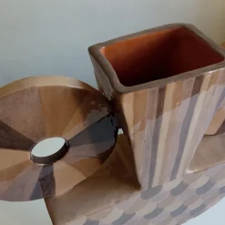 Vaso Decorativo Otello in Terracotta Marrone