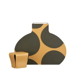 Vaso decorativo Otto 1.1 in oliva e senape
