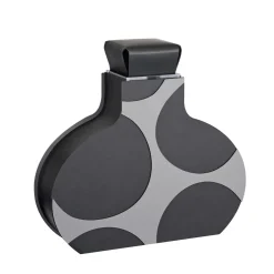 Vaso decorativo Otto 1.1 nero e grigio