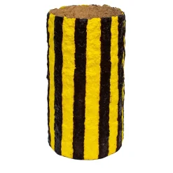 Vaso Decorativo Project Material Giallo e Nero #1