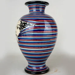 Vaso decorativo Rosso e Blu della Serie Curiosi
