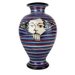Vaso decorativo Rosso e Blu della Serie Curiosi
