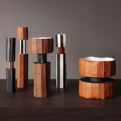 Vaso Decorativo SAFA ETERO Corteccia Bicolore