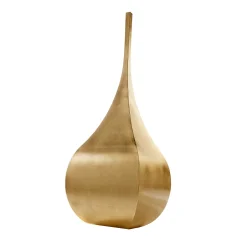 Vaso decorativo Shimla in ottone oro