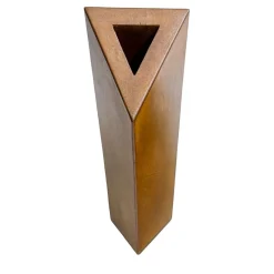 Vaso Decorativo Trittico #1 in Acciaio Corten di Robert Evans