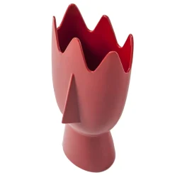 Vaso Diavoletti Family in Ceramica Rossa di D. Eltner & A. Mendini