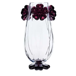 Vaso di fiori di cisto ametista