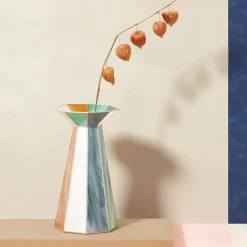Vaso di vetro colorato piccolo Caleido
