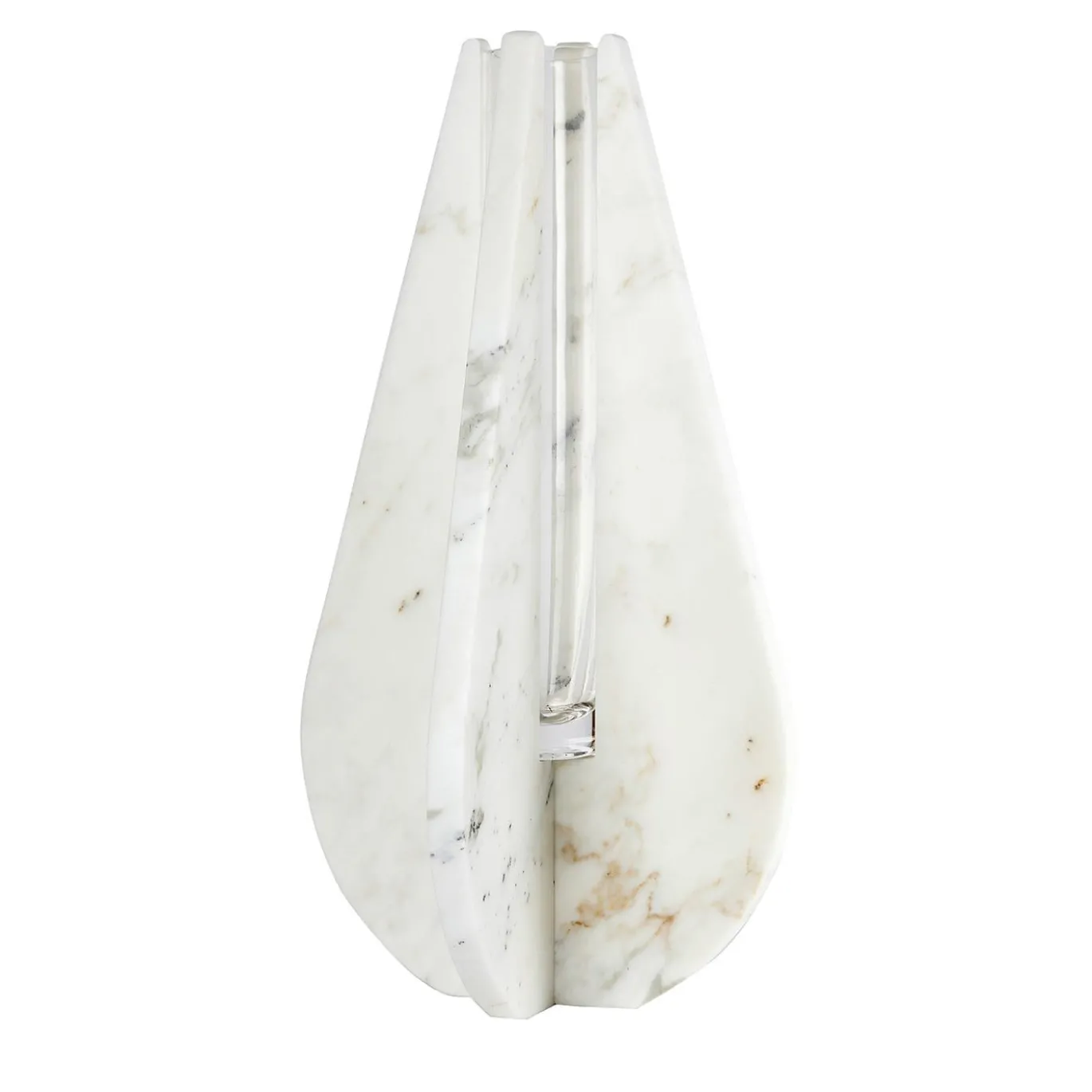 Vaso Drop White Carrara #5 di Alessandra Grasso