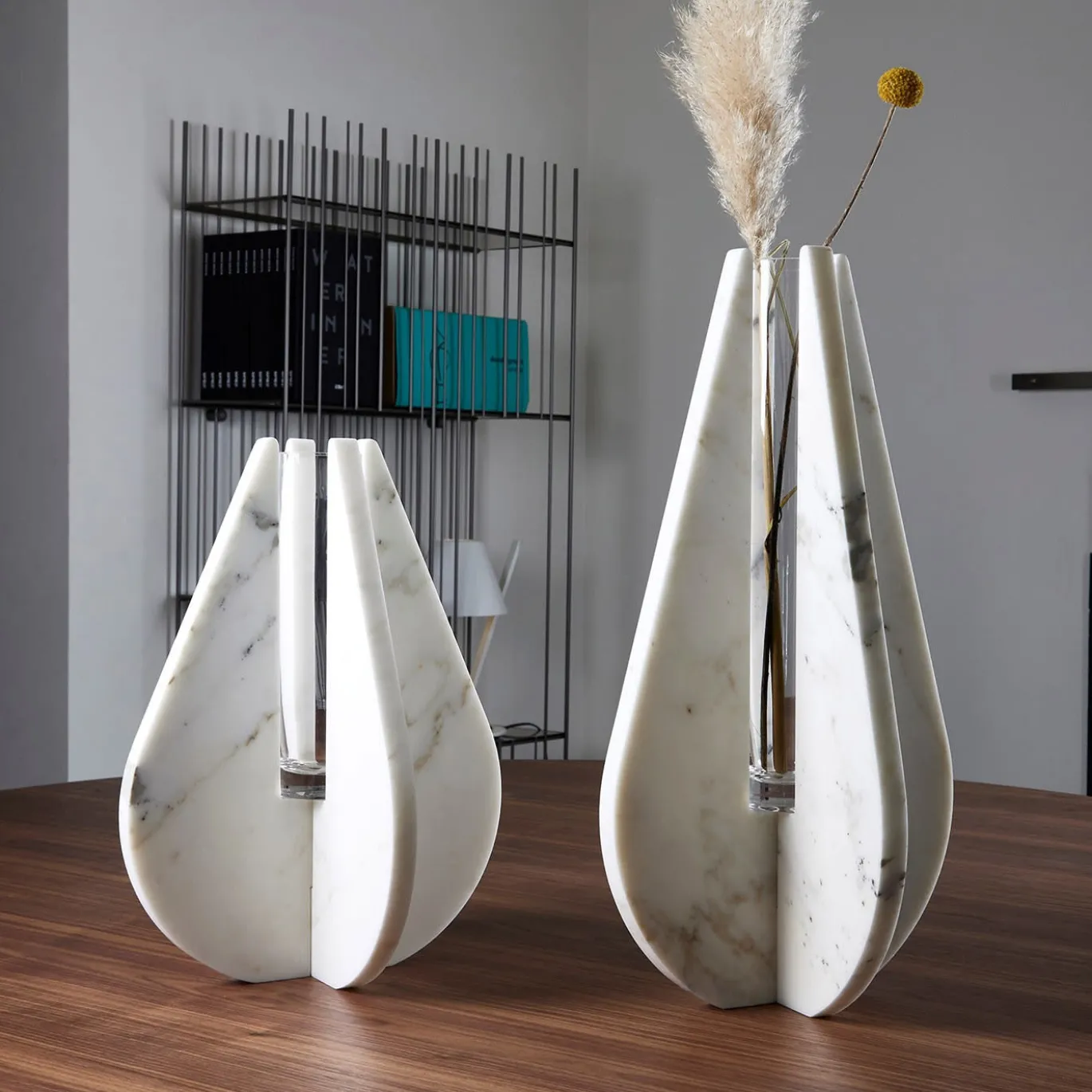 Vaso Drop White Carrara #5 di Alessandra Grasso