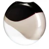 Vaso Eclissi bianco/grigio/nero di Carlo Moretti