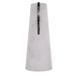Vaso Elara Bianco Carrara e Verde Alpi