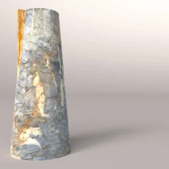 Vaso Elara Breccia di Versailles e Giallo Siena