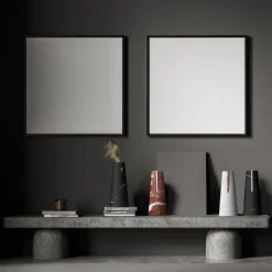 Vaso Elara Rosso Francia e Bianco Carrara