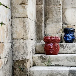 Vaso Eye Rosso