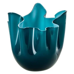 Vaso Fazzoletti Ceruleo/Acqua di Fulvio Bianconi