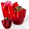Vaso Fazzoletto Opalini in Opalina Rossa di Fulvio Bianconi #1