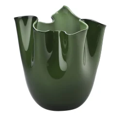 Vaso Fazzoletto verde mela di Paolo Venini e Fulvio Bianconi