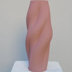 Vaso Female in Ceramica Rosa