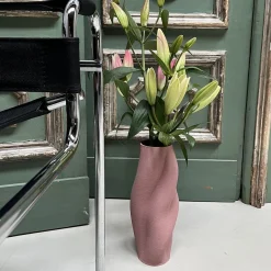 Vaso Female in Ceramica Rosa
