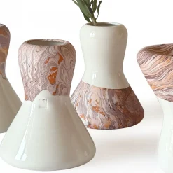 Vaso Fluid red marble