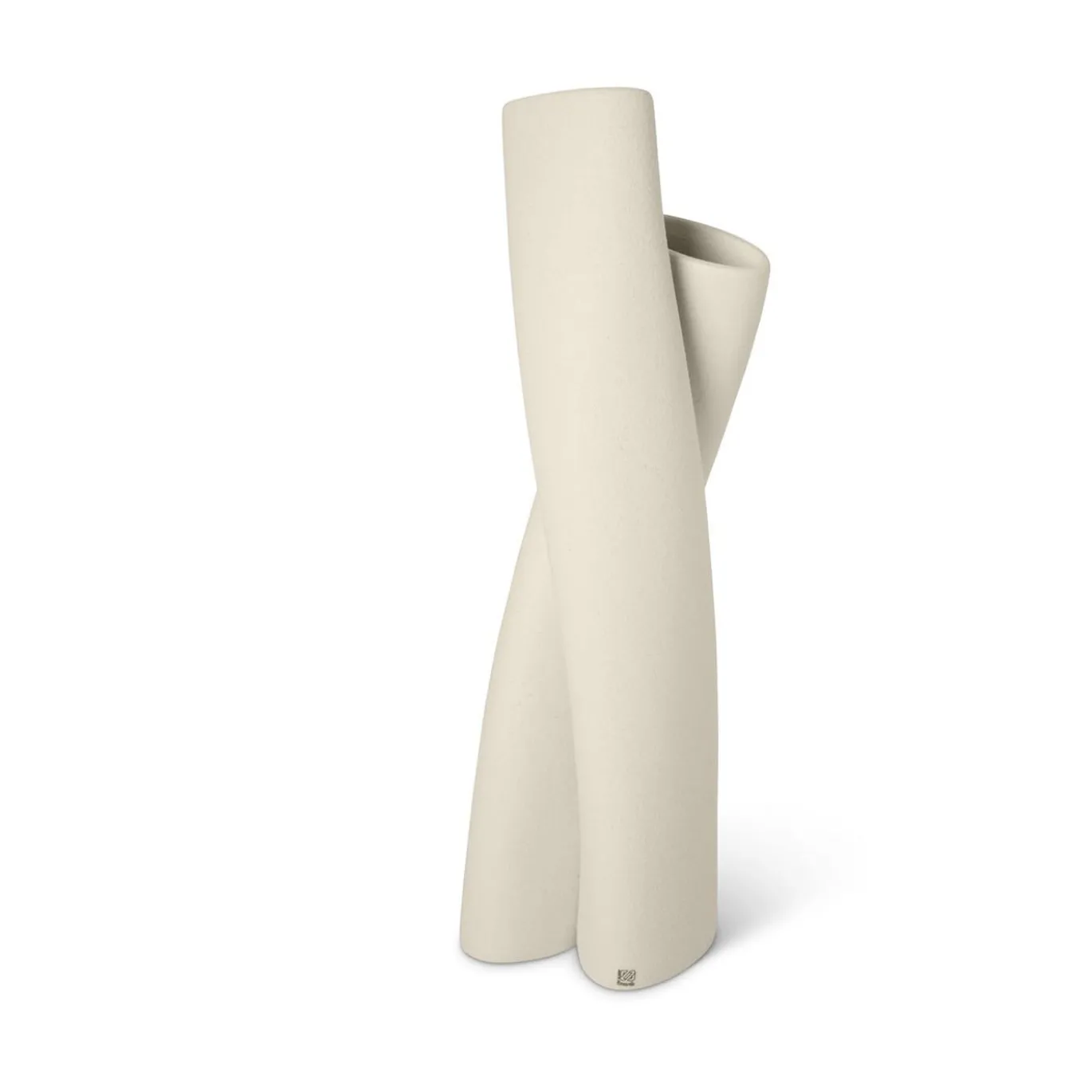 Vaso For Two #2 in Ceramica Bianca