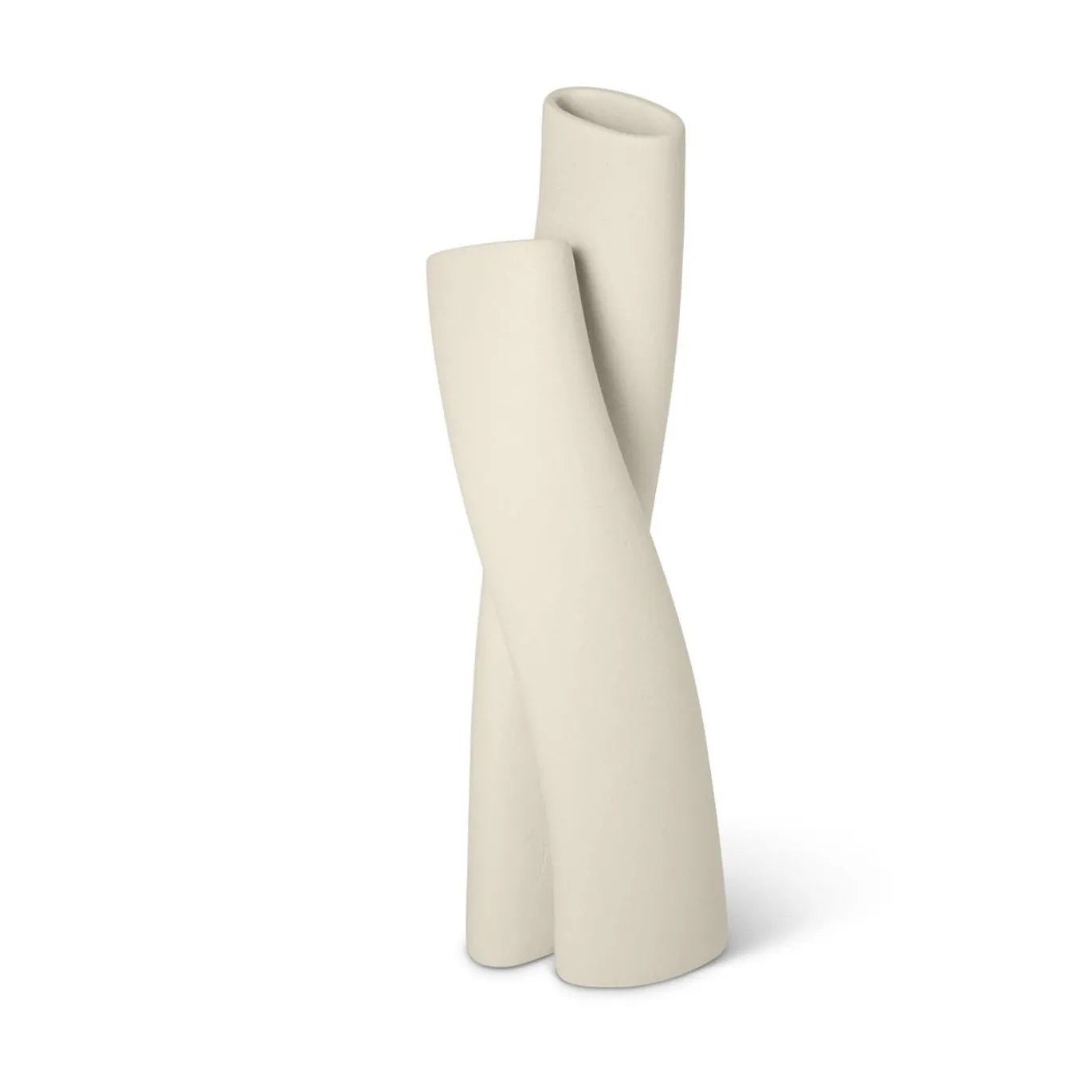 Vaso For Two #2 in Ceramica Bianca