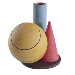 Vaso geometrico in ceramica