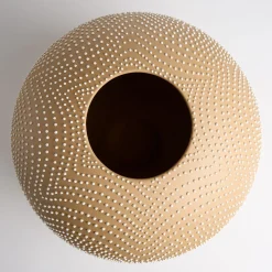 Vaso giallo Arkadia di Stefania Vasques