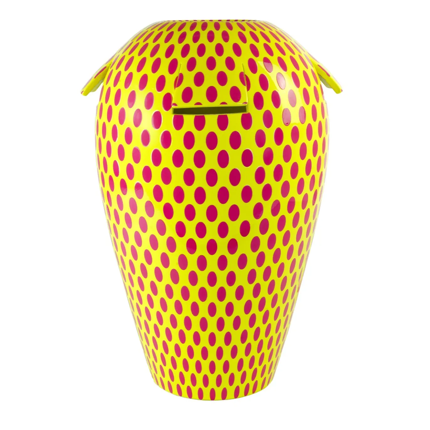 Vaso Giara Contagio Magenta in Ceramica H 40 cm | 15.7"
