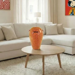 Vaso Giara Seduzione Gialla in Ceramica H 40 cm | 15.7"