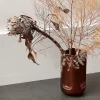 Vaso Giuseppe Auburn in ceramica smaltata Mattone Lucido