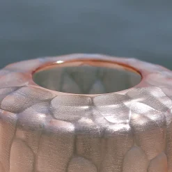 Vaso Goccia Ros� in Vetro Rosa