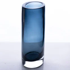 Vaso grande Cilindro - Lucido - Blu profondo