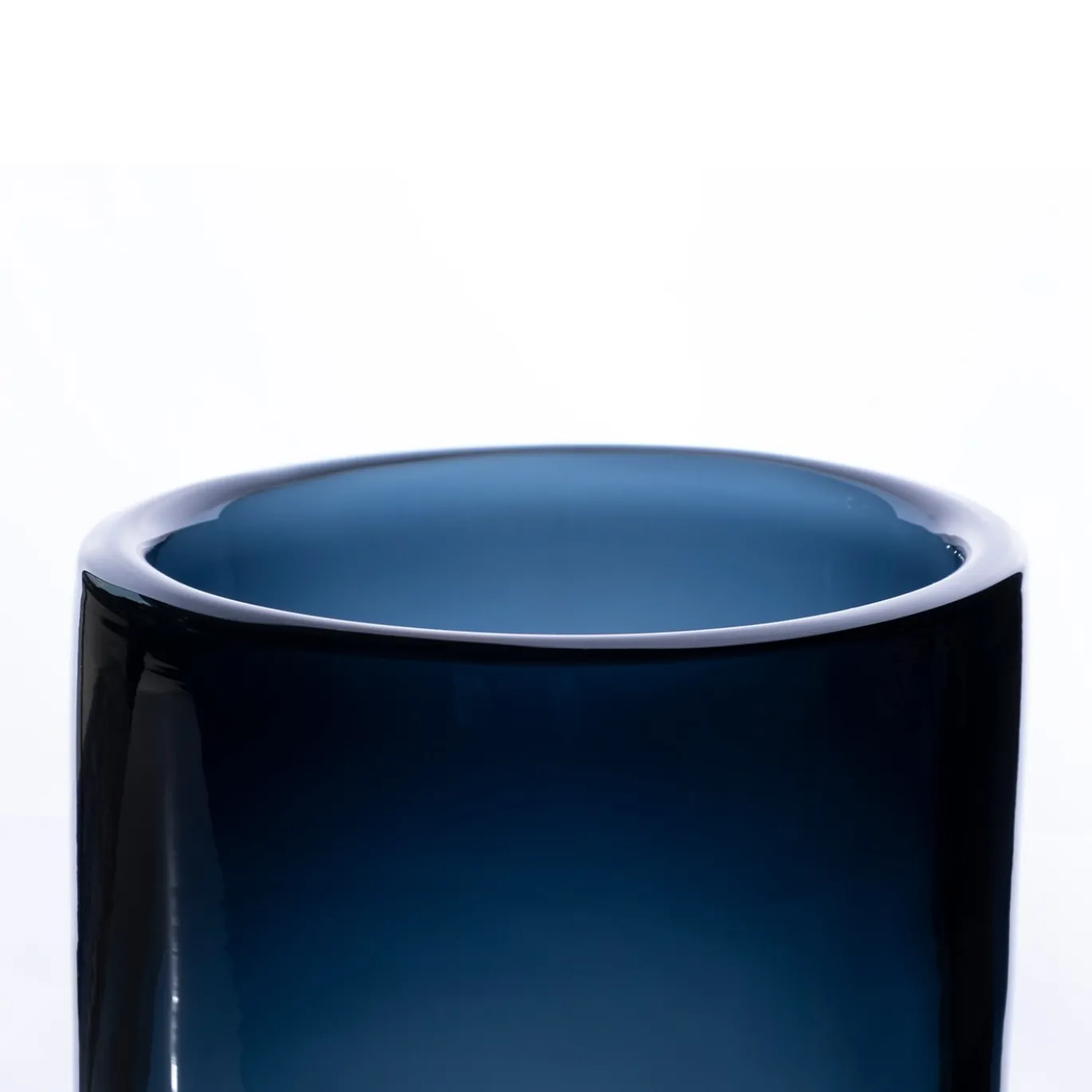 Vaso grande Cilindro - Lucido - Blu profondo