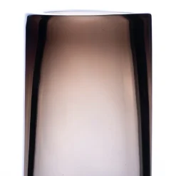 Vaso grande Cilindro - Satinato - Cristallo/miele